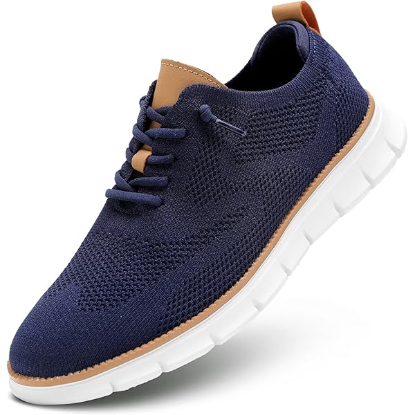 relxfeet Men's Dress Sneakers Fashion Oxfords Business Casual Shoes