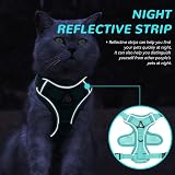 Grantop Cat Harness and Lead Set Mint Green S Reflective Escape-Proof Vest view 5