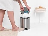 Brabantia newIcon Pedal Bin 5 L Matt Steel Fingerprint Proof view 9