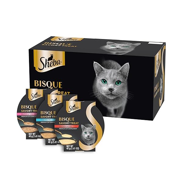 SHEBA BISQUE LICKABLE CAT TREATS & CAT FOOD...