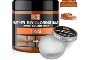 NIUB Leather Recoloring Balm Leather Color Restorer Scratch Repair Leather Cream for Furniture Couches Car Seats Shoes Bags Leather Dye and Scratched Leather with Leather Conditioner - TAN