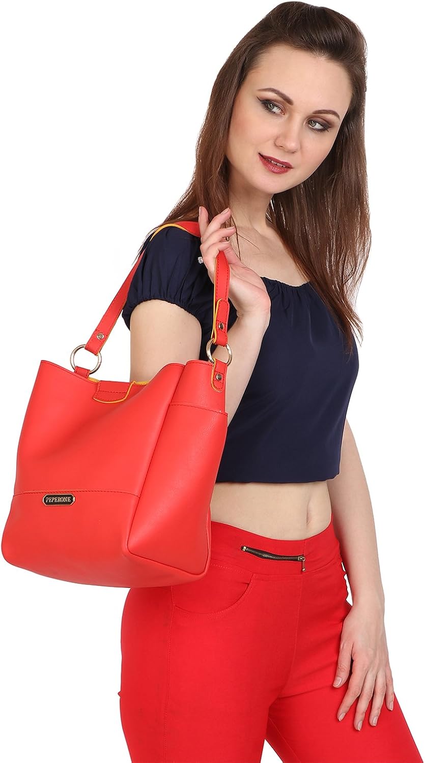 peperone melusina red habo bag with sling 7042