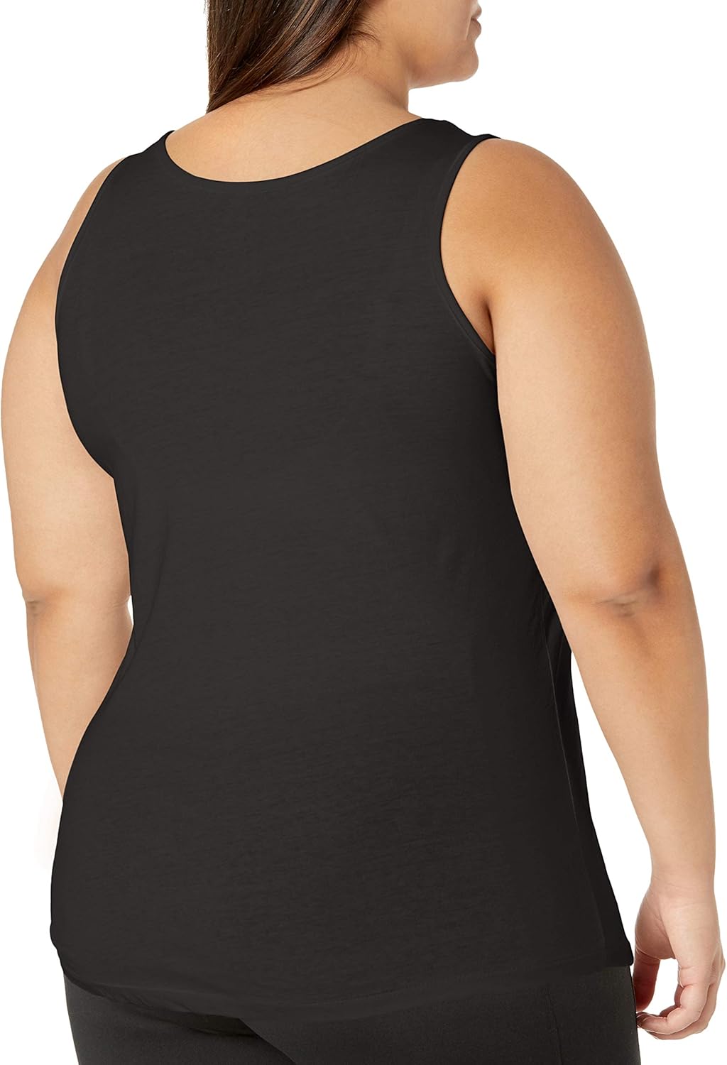 Just My Size Women's Plus-Size Shirt-Tail Tank Top at  Women’s Clothing store