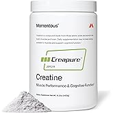 Momentous Creatine Monohydrate Powder - Creapure Creatine Powder - Supports Strength, Lean Muscle, & Recovery for Men & Women - NSF Certified for Sport - 5 g per Serving - 90 Servings