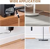 JAHOMFAI 3m Self Adhesive Floor Cable Protector Wire Cover Flexible PVC Cord view 5