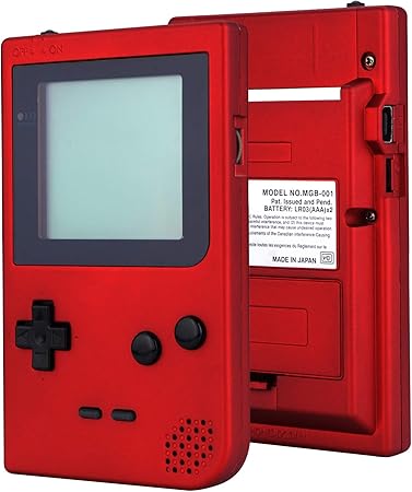 Amazon Com Extremerate Scarlet Red Custom Full Housing Cover For Gameboy Pocket Soft Touch Gbp Replacement Shell For Game Boy Pocket W Screen Lens Buttons Kit Handheld Game Console Not Included Computers