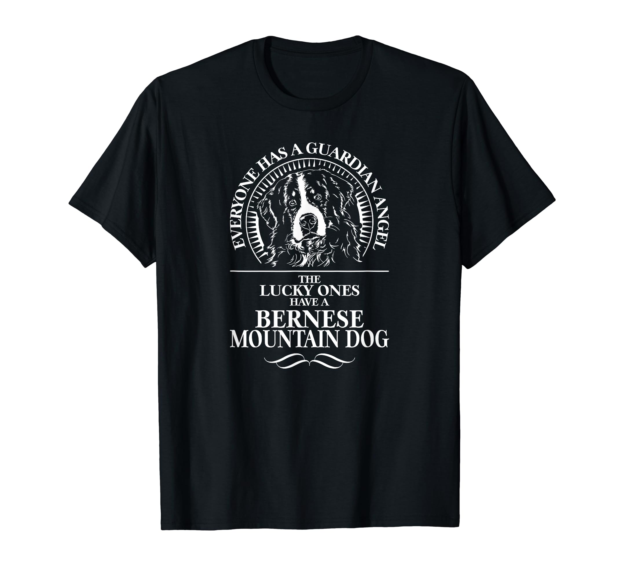 Bernese Mountain Dog Guardian Angel Guardian Angel Dog Saying T-Shirt