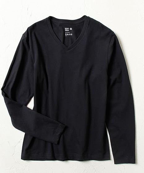Amazon Right On Basic ライトオンベーシック Vネック天竺tシャツ メンズ Tシャツ カットソー 通販