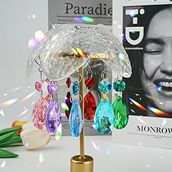 10pcs Crystal Sun Catcher, 38mm Hanging Clear