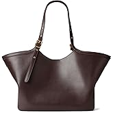 Trendy Large Capacity Tote Bag: Adjustable Shoulder Strap - Professional Women - Work Travel Everyday Use