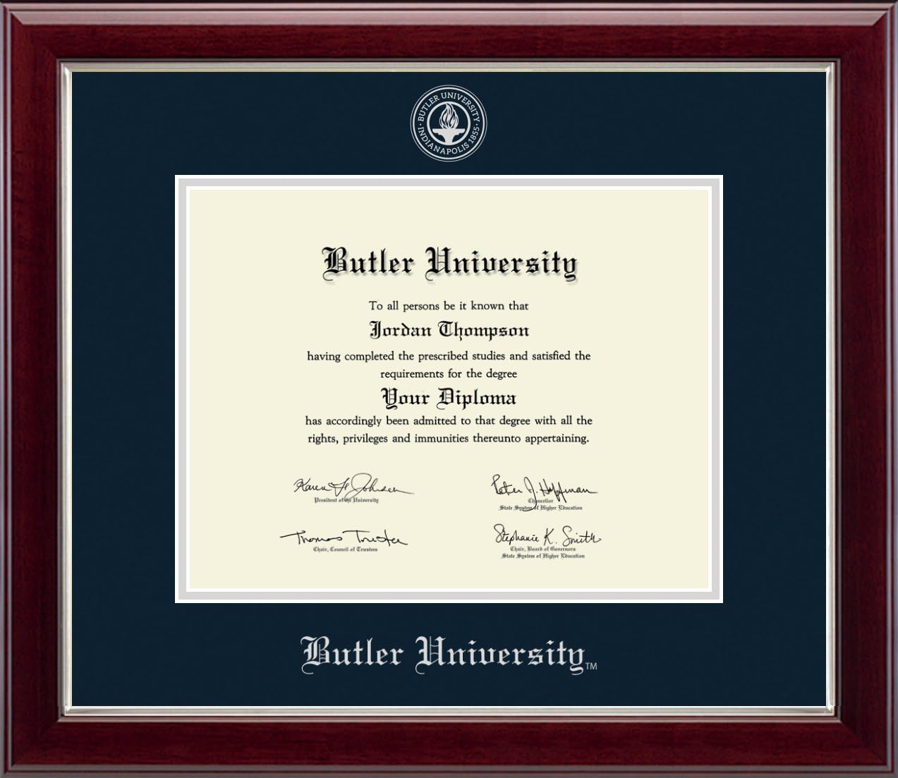 Church Hill Classics Butler University Silver Embossed