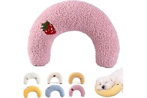 Dog Calming Pillow, Cutated Dog Calming Pillow, Dog Calming Pillow Small, Dog Neck Pillow for Small Dogs Ultra Soft Fluffy Pe