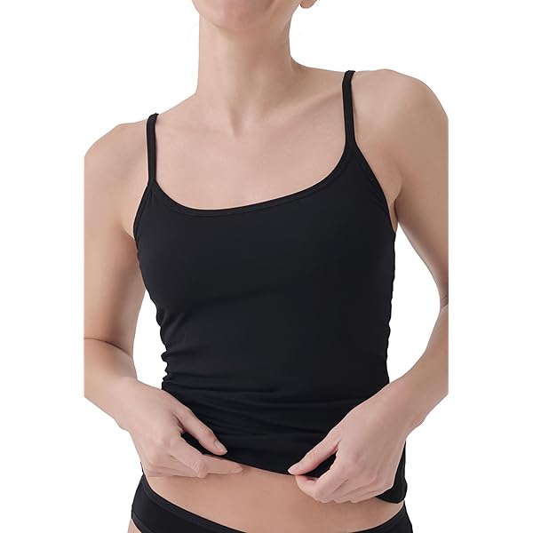 Jockey Women's Undershirt Supersoft Cami, Black, S at Amazon
