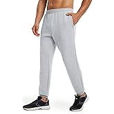 M MAELREG Mens Joggers with 4 Zipper Pockets Moisture Wicking Winter Heather Casual Athletic Joggers Sweatpants for Men