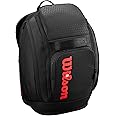 WILSON Clash V3 Super Tour Tennis Racket Bags - Black/Infrared