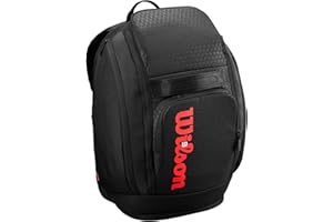 Wilson Clash V3 Super Tour Tennis Racket Bags - Black/Infrared