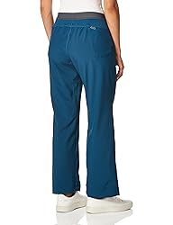 Carhartt Women's Flat Front Straight Leg, Navy, Large