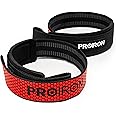 PROIRON Lifting Straps, Padded Cotton Wrist Straps with Double-Faced Anti-Slip Neoprene Padded Wrist Support Crossfit Training Hand Bar Straps Bodybuilding Powerlifting Fitness Exercise Grips