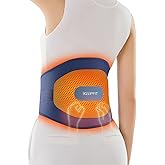 IKEEPFIT Portable Heating Pad for Back, Cordless Wearable Heat Belt with Massager for Lower Back Pain Relief, Battery Powered 8000 mAh Rechargeable, MAXwarm® 3.0, Gift for Women Men 90-310 lbs