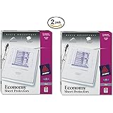 Avery Economy Clear Sheet Protectors, Acid Free, Box of 100 (75091) 2 Pack