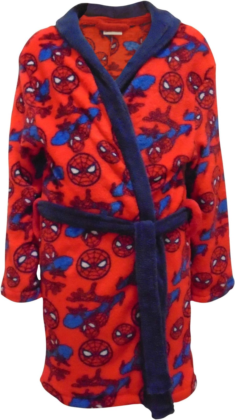 Spiderman Fleece Feel Boys Dressing Gown , 2-3 Years, Red