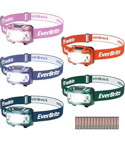 Lampe Frontale Rechargeable Lot De 2 Lampes Frontales LED Rechargeables, Lampe De Poche, 5 Modes D Lampe Frontale 1000 Lumens