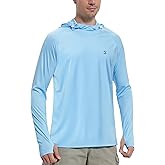 Roadbox UPF 50+ Sun Protection Hoodie Shirt, Outdoor Fishing SPF UV Long Sleeve Shirts, Quick Dry Hiking Running Rash Guard