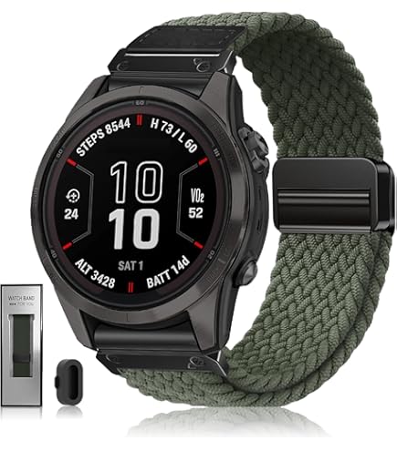 Amazon.com: Quickfit 22mm 26mm Watch Band - Compatible with Garmin
