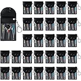 30 Set Mini Screwdriver Keychain Set Bulk Includes 3 Mini Screwdrivers in a Portable Pouch with Snap with Hook Bulk Adult Men Employee Coworkers Gifts for Birthday Tool Party Favors Prize
