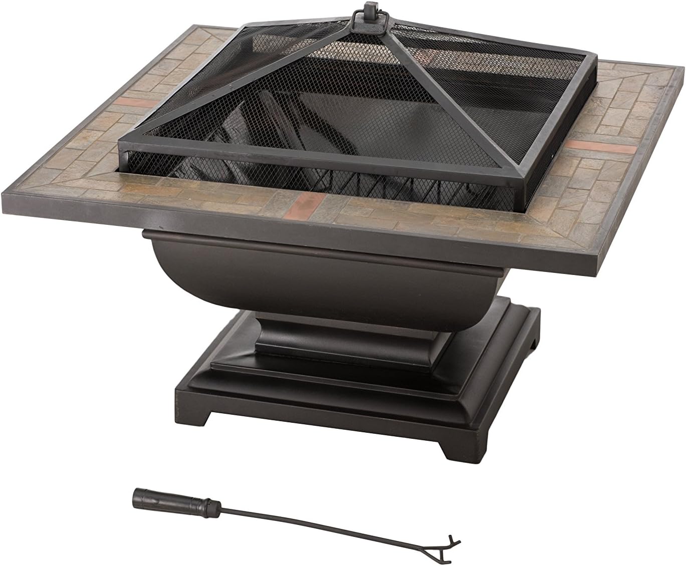 Sunjoy 36 " Agos Fire pit Garden & Outdoor