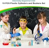 Friusate 19Pcs Graduated Cylinders Beakers Set with Droppers Test Tube Brush view 4
