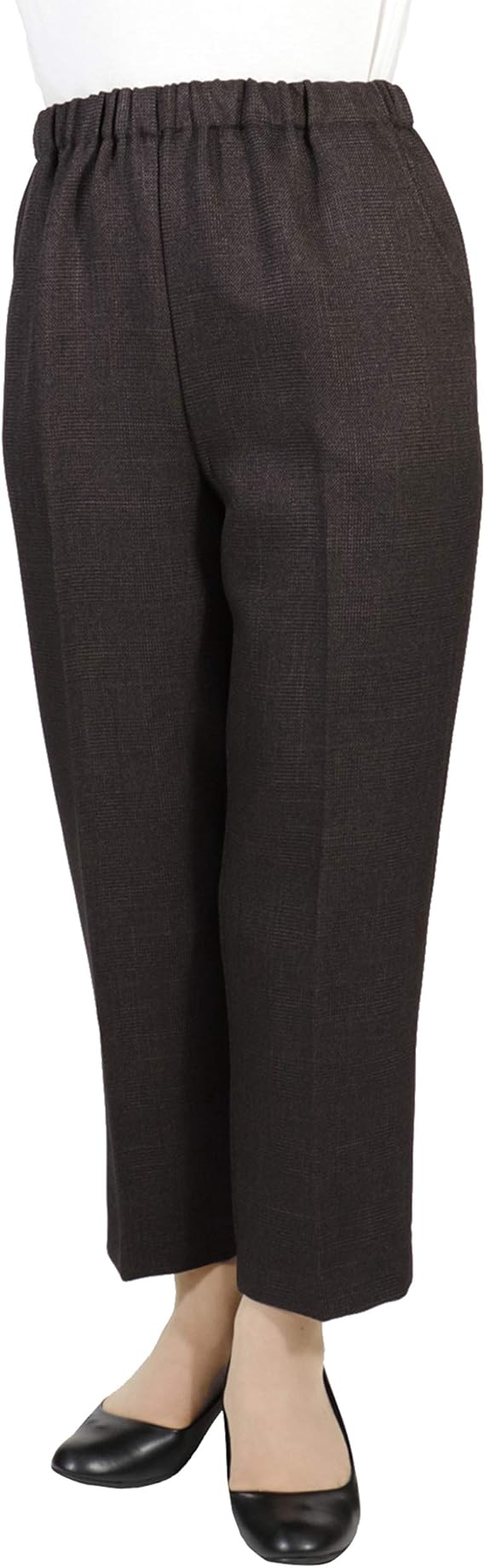Amazon シニア 80代 上品 パンツ 股下55cm 9365 チャ 4l ロングパンツ 通販