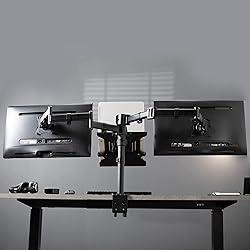 VIVO Dual Monitor + Laptop Mount for 13 to 27 inch