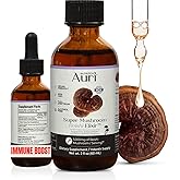 Auri Nutrition Reishi Super Mushroom Elixir - Immune Booster and Stress Support Supplement to Achieve Deeper Sleep - Reishi Tincture 60ml