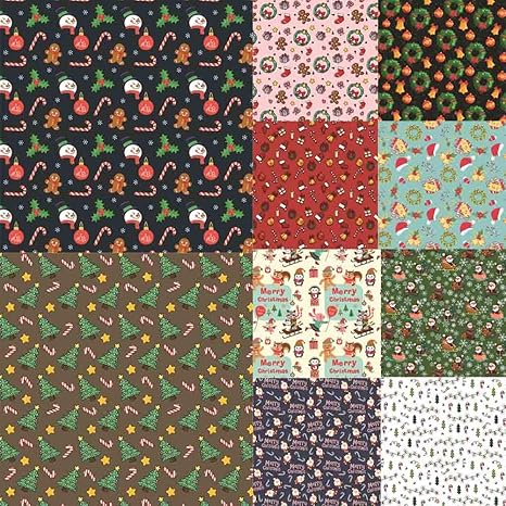 Amazon Co Jp Loraer Qianer 包装紙 クリスマス 10枚入り ラッピングペーパー クリスマス プレゼント クリスマス飾り ギフトボックス ラッピング用品 プレゼント包装 Diyギフト 元旦 新年 誕生日 お祝い 年賀状 店舗 販促用品 ホーム キッチン