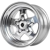 Sport Star 5-Spoke Wheel [Size: 15" x 8"] Polished | Bolt Pattern: 5 x 4.75", Back Spacing: 4.50", Offset: 0 mm, Center Bore: 3.267", Load Rating: 2100 lbs