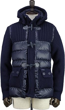 Amazon Bark バーク メンズ ウールナイロンニット ダウンダッフル