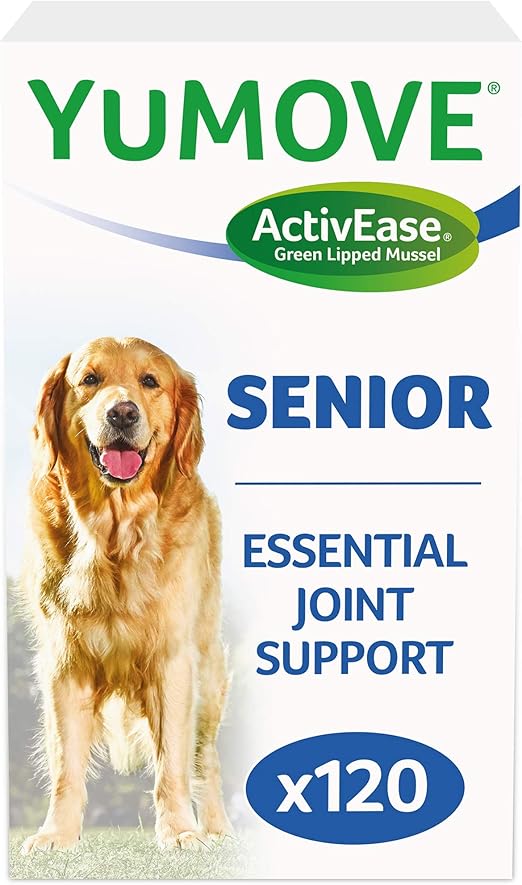 Lintbells YuMOVE Senior Dog Higher Strength Hip and Joint Supplement Formulation Designed for