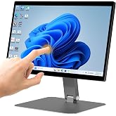 15.6" All-in-One Desktop Computers, FHD 360&deg;Adjustable Touchscreen Win 11 Pro Industrial Tablet PC N5095 8GB RAM 128GB ROM, HDMI 2.0 WiFi 5 Bluetooth 5.0 for Office/Automation/Kiosk/Bar/Warehouse