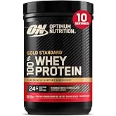 Optimum Nutrition Gold Standard Whey Protein, Double Rich Chocolate, 0.68LB | 24g of 100% Whey Protein Powder Per Serving, with BCAAs, Gluten Free, Banned Substance Tested, Easy Mixing, Muscle Support