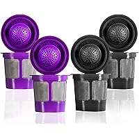 Reusable Filter Cups Compatible with Keurig 1.0 & 2.0 Machines - Fits Most Keurig Brewers