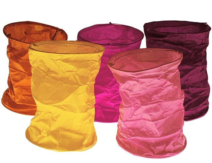 kadoh Papierlampion S/5 (L) Höhe 16 cm Ø 12 cm summer