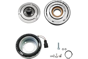 TINJO A/C Compressor Clutch Assembly Kit Plate Pulley Bearing Coil 68671 Replacement for 2009-2014 Nissan Murano 3.5L, AC Air Conditioning Compressor Clutch Coil Auto Repair Kit