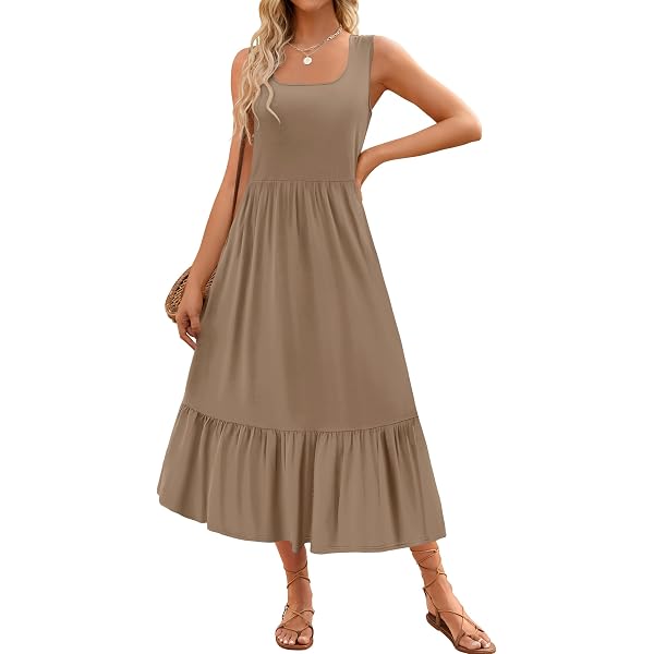 Dresses For Wedding Guests Midi Dress Amazon Frock Top Allegra K Halter  Neck Dresses For Women's Belted Casual Summer Midi Dresses X-Small Army  Green At Amazon Women's Clothing Store