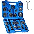 Orion Motor Tech Brake Caliper Wind Back Tool Kit, 24pc Brake Caliper Compression Tool Set with Thrust Bolt Assemblies Retain