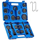 Orion Motor Tech Brake Caliper Wind Back Tool Kit, 24pc Brake Caliper Compression Tool Set with Thrust Bolt Assemblies Retain