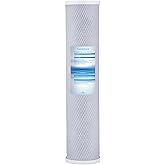 Geekpure 20-Inch Universal Compatible Carbon Block Water Filter Cartridge for Whole House Water Filter- 4.5 Inch x 20 Inch