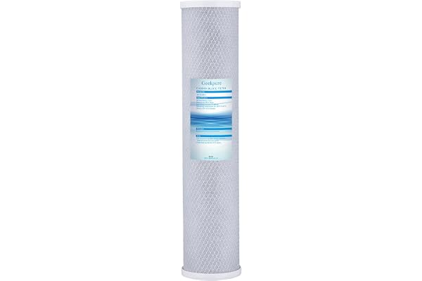 Geekpure Replacement Filter 20 Inch Universal Block Carbon Filter Cartridge - Big Size 4.5" x 20"