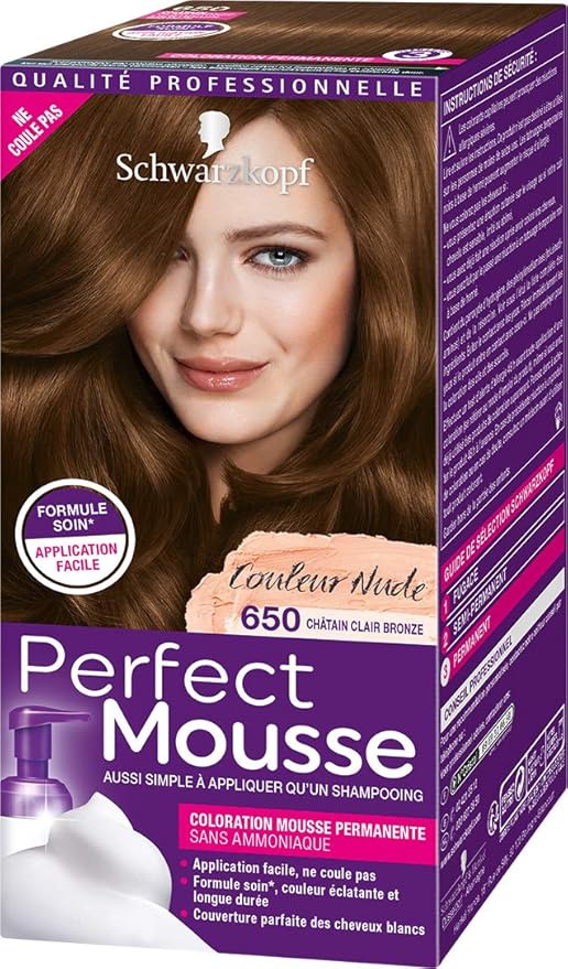 Schwarzkopf - Perfect Mousse - Coloration Cheveux - Mousse Permanente ...