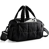 Smasrob Small Puffer Crossbody Bag for Women with RFID Blocking Pocket, Mini Quilted Crossbody Purse with Multiple Pockets